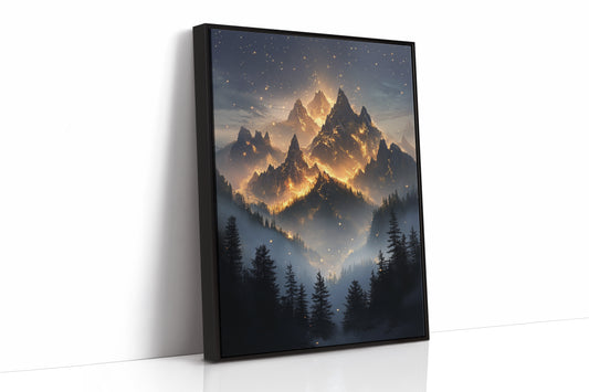 AL0313 - Premium Art Print - Black Framed Canvas image 1