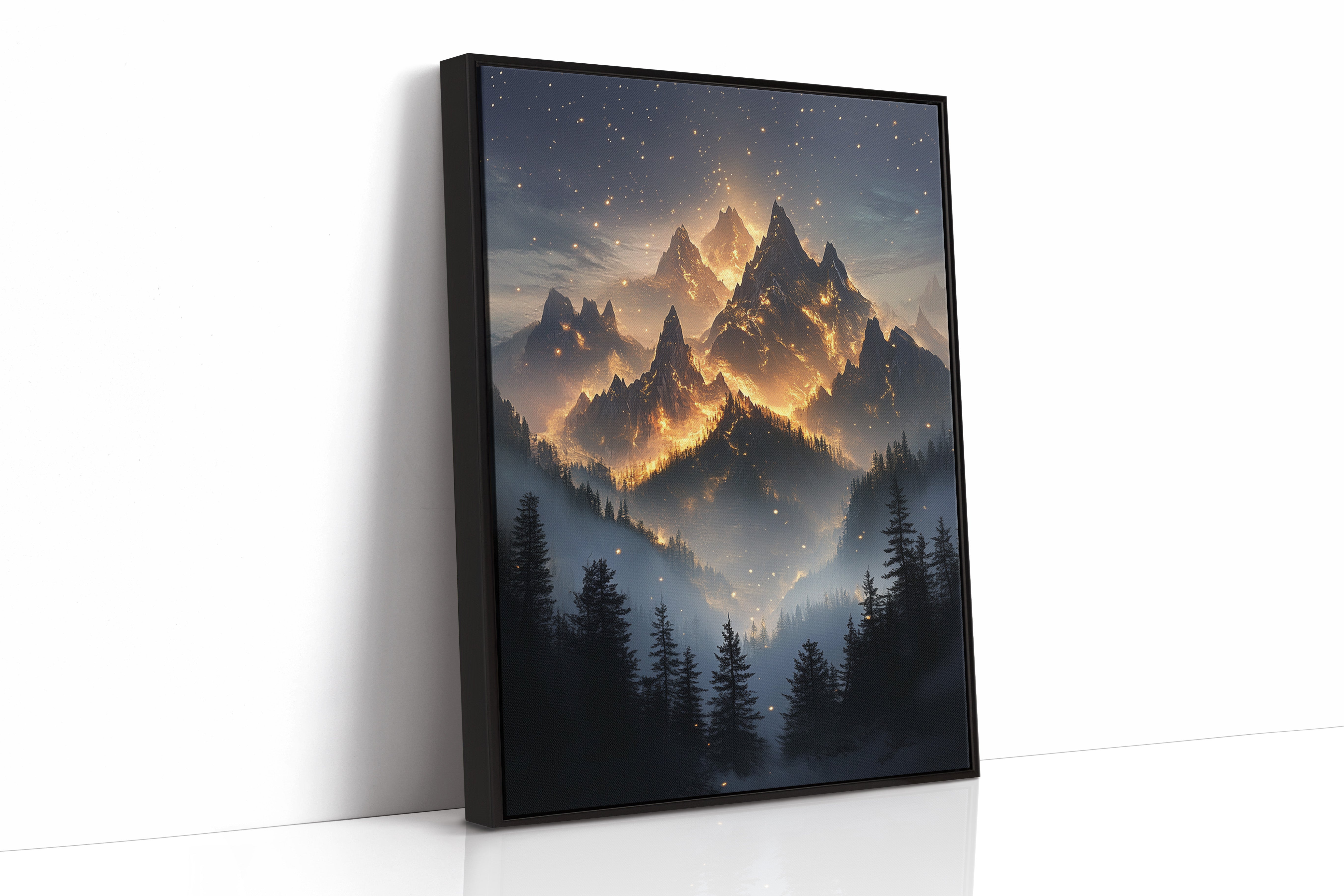AL0313 - Premium Art Print - Black Framed Canvas image 1