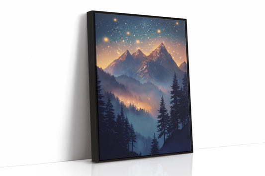 AL0314 - Premium Art Print - Black Framed Canvas image 1