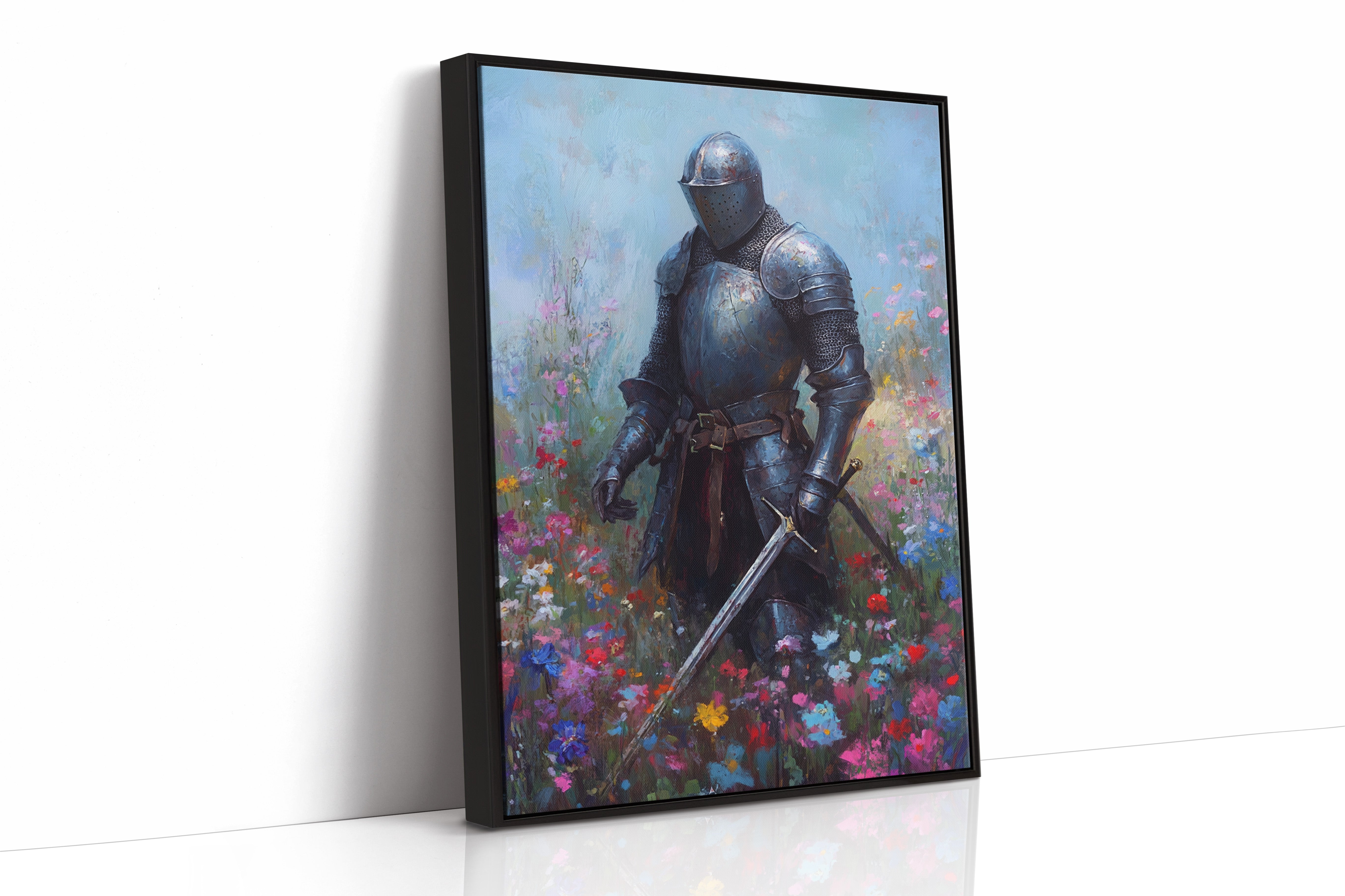 AL0315 - Premium Art Print - Black Framed Canvas image 1
