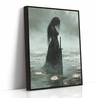 AL0319 - Premium Art Print - Black Framed Canvas image 1
