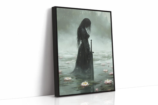 AL0319 - Premium Art Print - Black Framed Canvas image 1