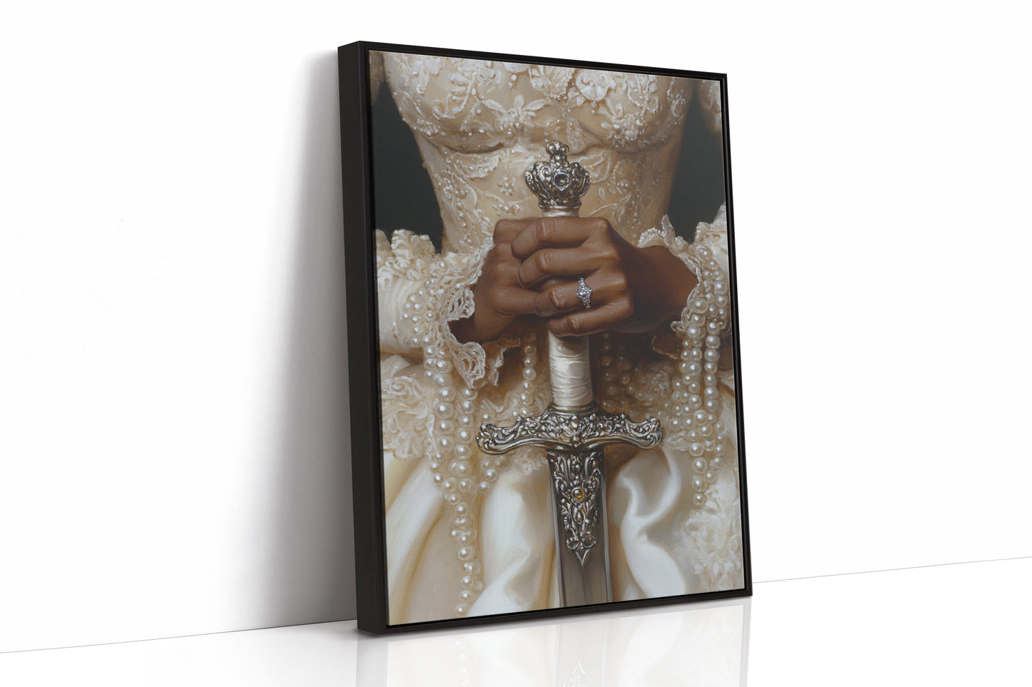 AL0321 - Premium Art Print - Black Framed Canvas image 1