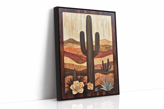 AL0447 - Premium Art Print - Black Framed Canvas image 1