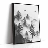 AL0449 - Premium Art Print - Black Framed Canvas image 1