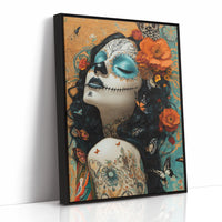 AL0730 - Premium Art Print - Black Framed Canvas image 1