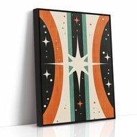 AL0734 - Premium Art Print - Black Framed Canvas image 1