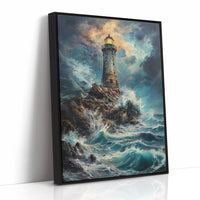 AL0740 - Premium Art Print - Black Framed Canvas image 1