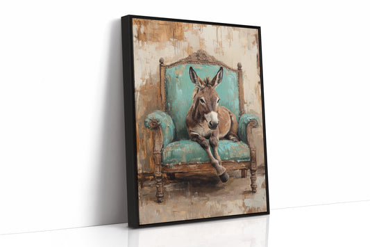 AL0742 - Premium Art Print - Black Framed Canvas image 1