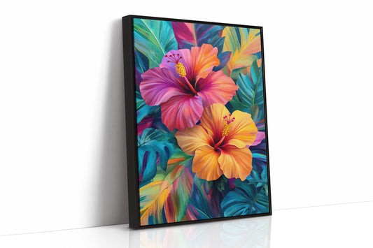 AL0745 - Premium Art Print - Black Framed Canvas image 1