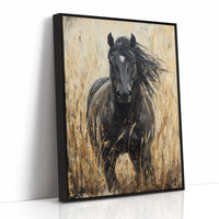 AL0746 - Premium Art Print - Black Framed Canvas image 1