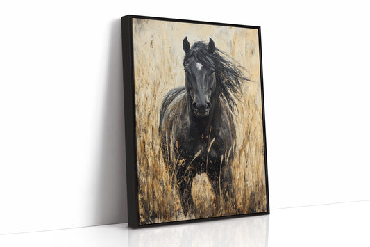 AL0746 - Premium Art Print - Black Framed Canvas image 1
