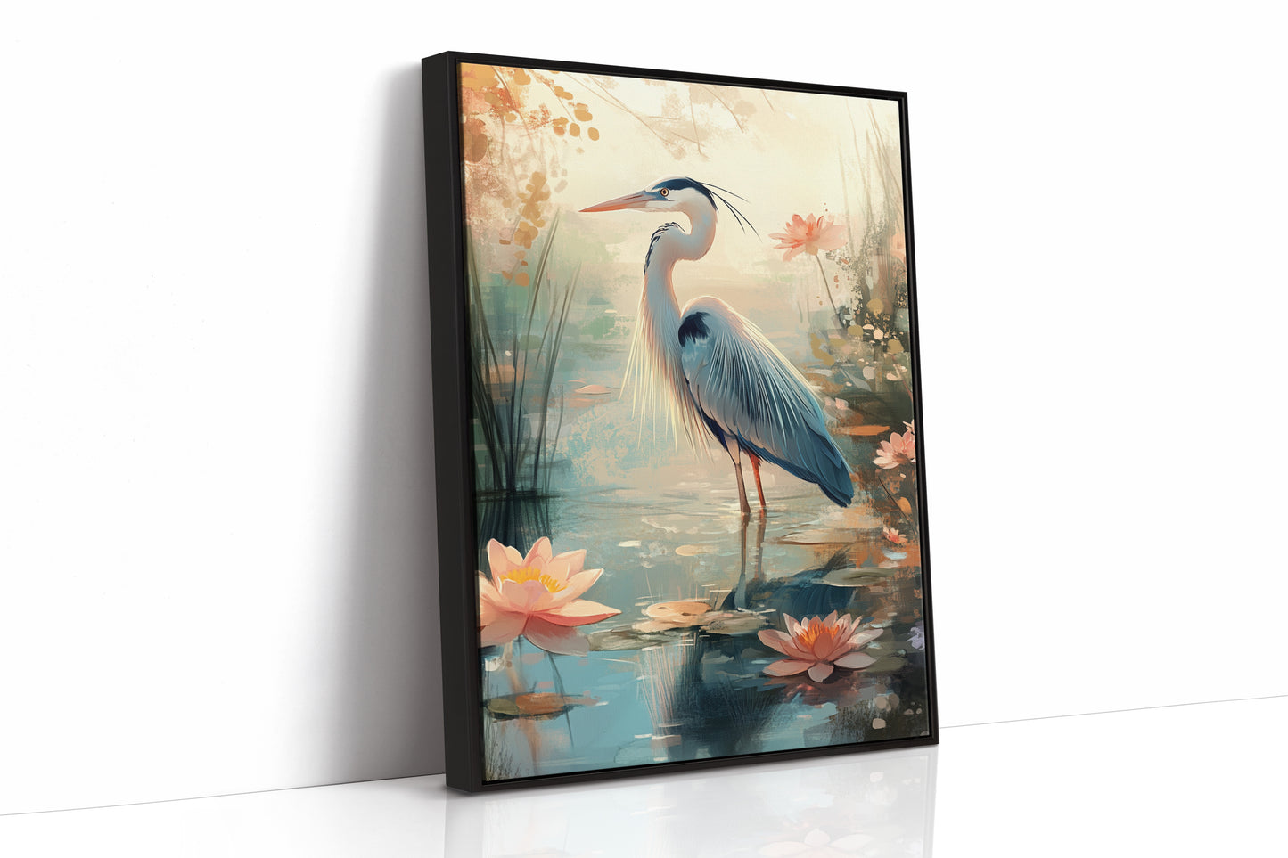 AL0748 - Premium Art Print - Black Framed Canvas image 1