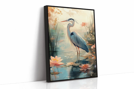 AL0748 - Premium Art Print - Black Framed Canvas image 1