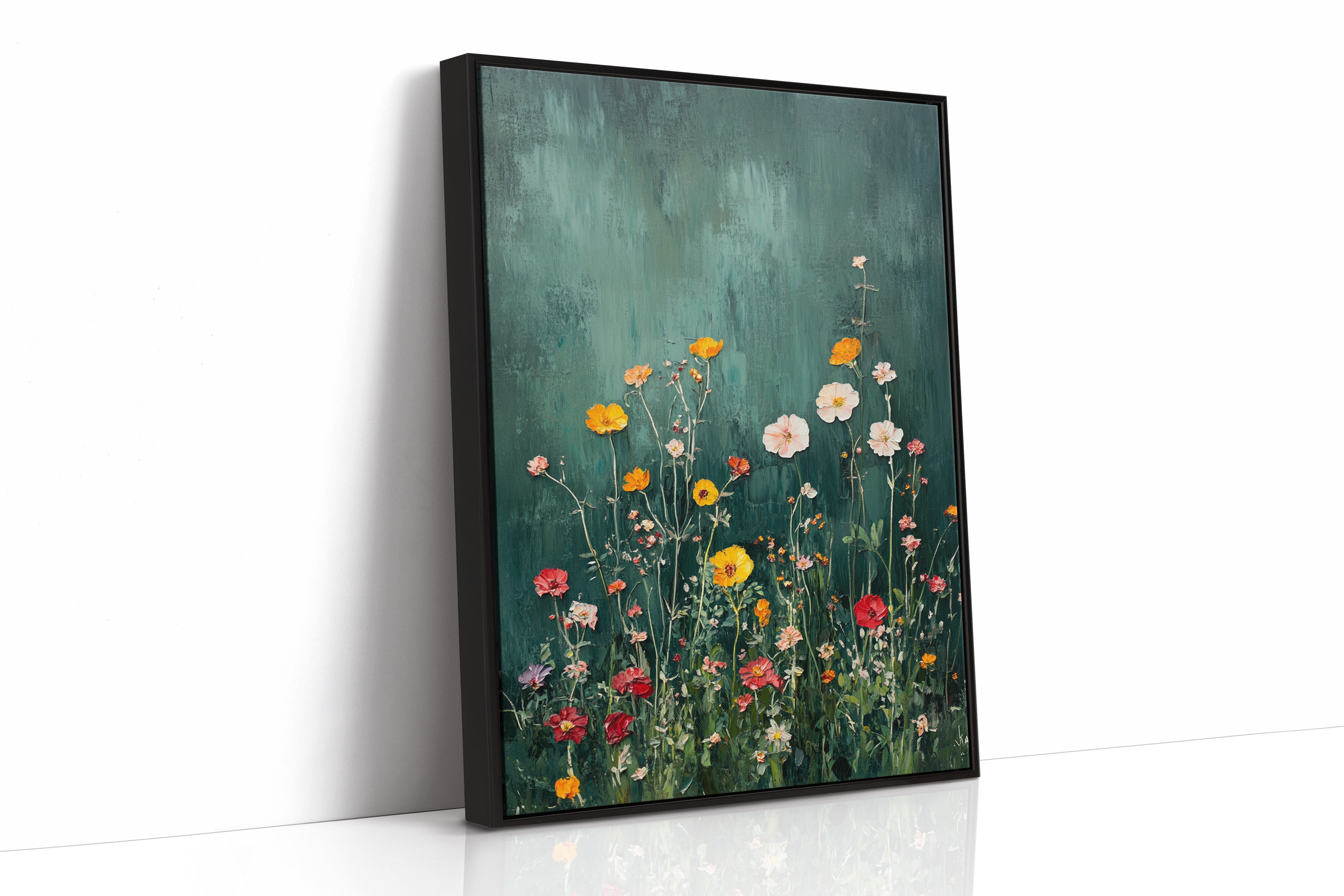 AL0751 - Premium Art Print - Black Framed Canvas image 1