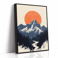 AL0755 - Premium Art Print - Black Framed Canvas image 1