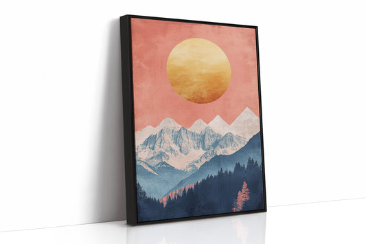 AL0757 - Premium Art Print - Black Framed Canvas image 1