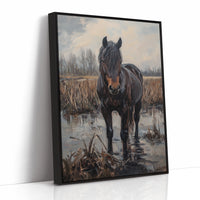 AL0771 - Premium Art Print - Black Framed Canvas image 1