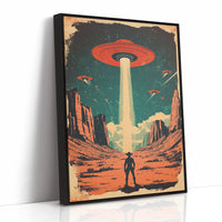 AL0773 - Premium Art Print - Black Framed Canvas image 1