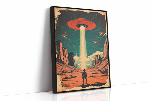 AL0773 - Premium Art Print - Black Framed Canvas image 1