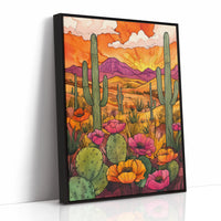 AL0778 - Premium Art Print - Black Framed Canvas image 1