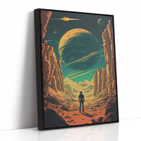 AL0780 - Premium Art Print - Black Framed Canvas image 1