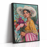 AL0782 - Premium Art Print - Black Framed Canvas image 1