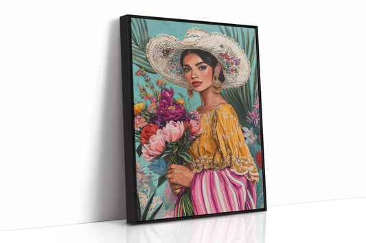AL0782 - Premium Art Print - Black Framed Canvas image 1