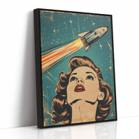 AL0783 - Premium Art Print - Black Framed Canvas image 1