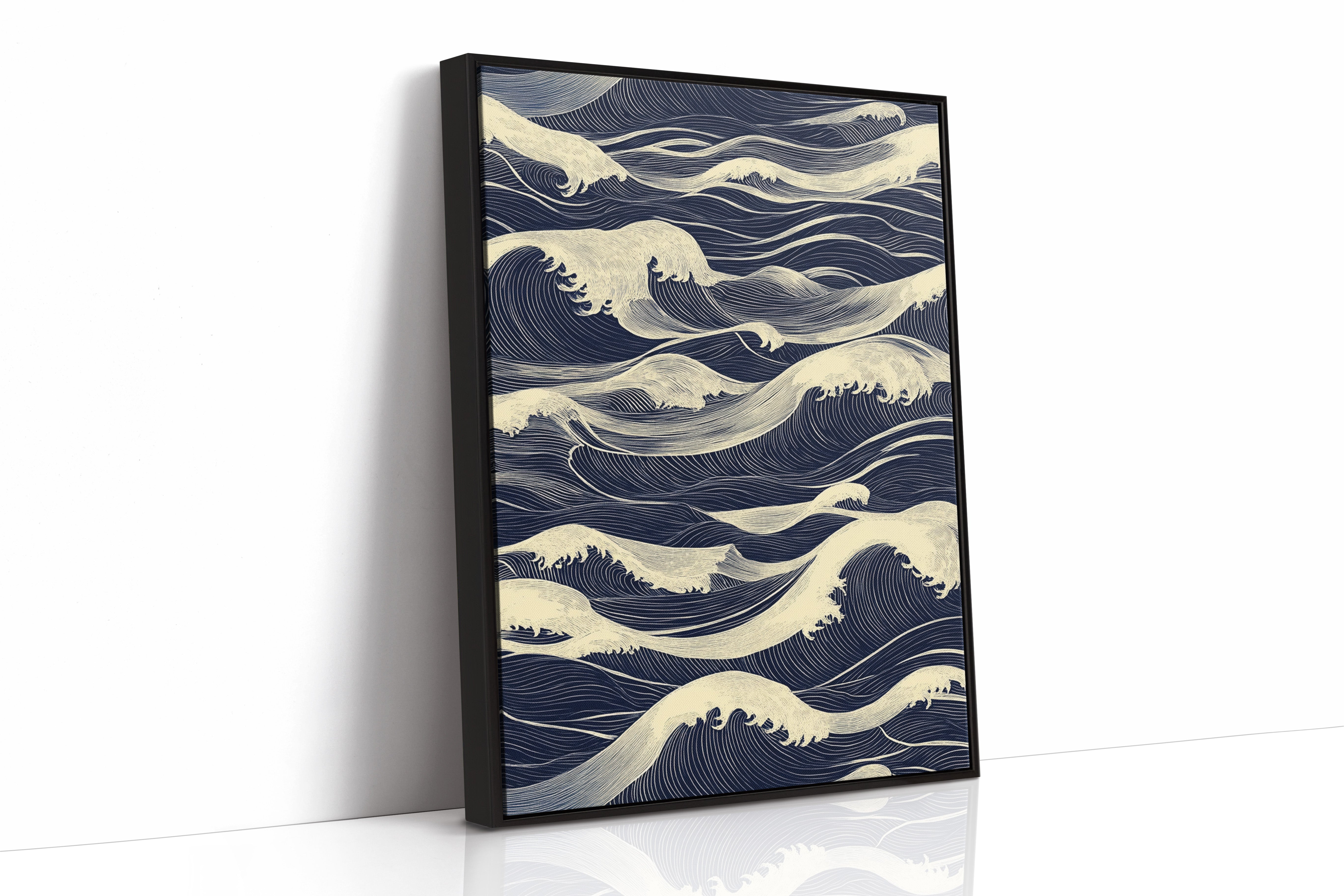 AL0784 - Premium Art Print - Black Framed Canvas image 1
