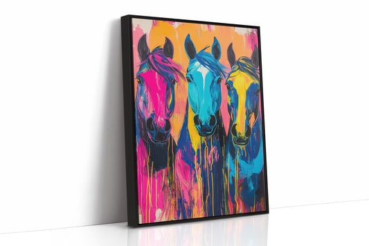 AL0785 - Premium Art Print - Black Framed Canvas image 1