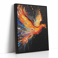 AL0786 - Premium Art Print - Black Framed Canvas image 1