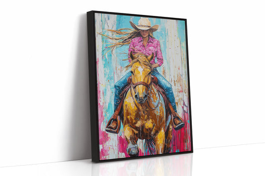 AL0788 - Premium Art Print - Black Framed Canvas image 1