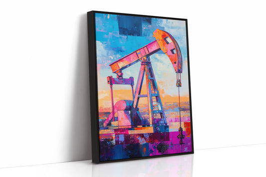 AL0789 - Premium Art Print - Black Framed Canvas image 1