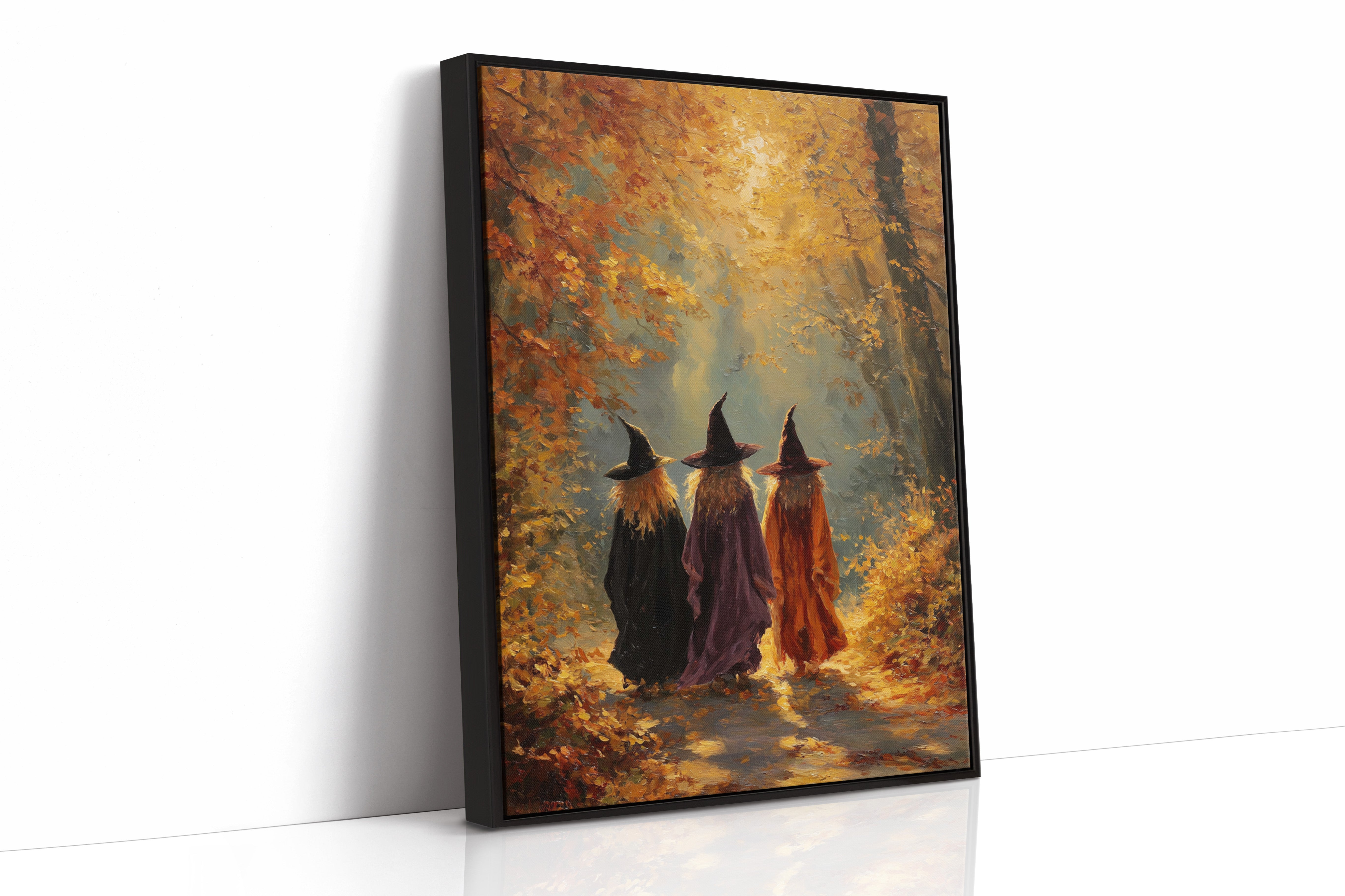 JK1371 - Premium Art Print - Black Framed Canvas image 1