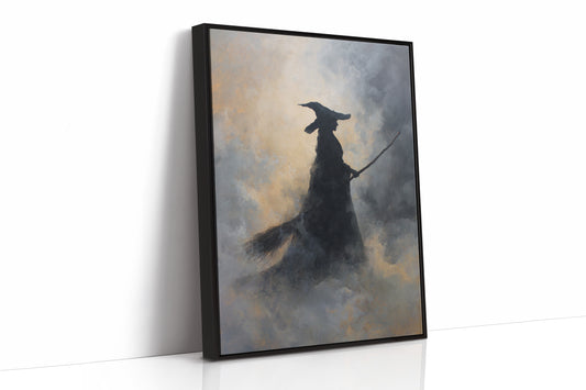 JK1372 - Premium Art Print - Black Framed Canvas image 1