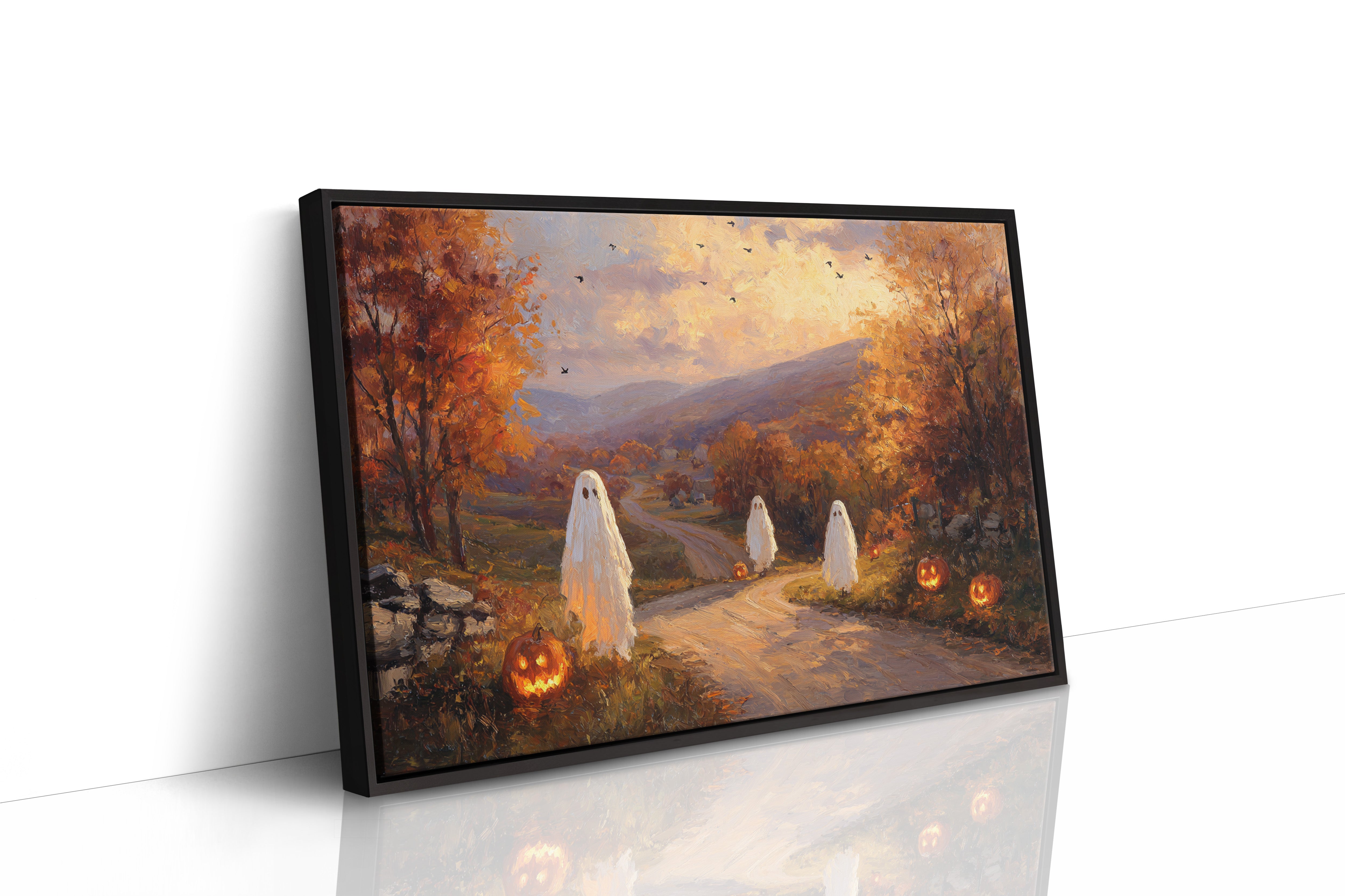JK1373 - Premium Art Print - Black Framed Canvas image 1