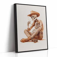 JK1380 - Premium Art Print - Black Framed Canvas image 1