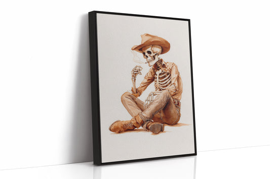 JK1380 - Premium Art Print - Black Framed Canvas image 1