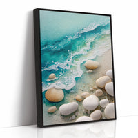 AL1893 - Premium Art Print - Black Framed Canvas image 1
