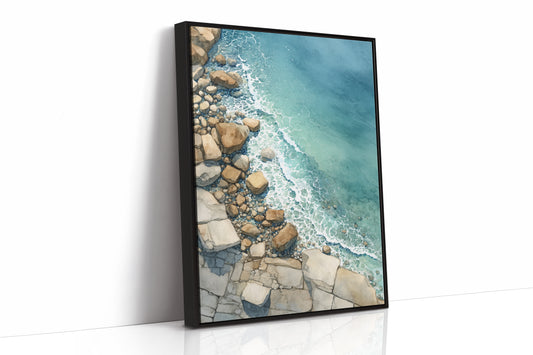 AL1894 - Premium Art Print - Black Framed Canvas image 1