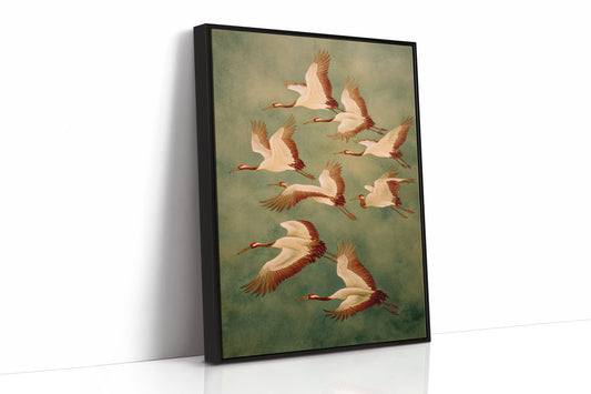 AL1987 - Premium Art Print - Black Framed Canvas image 1