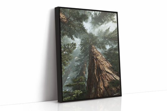AL1880 - Premium Art Print - Black Framed Canvas image 1