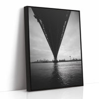 AL1883 - Premium Art Print - Black Framed Canvas image 1