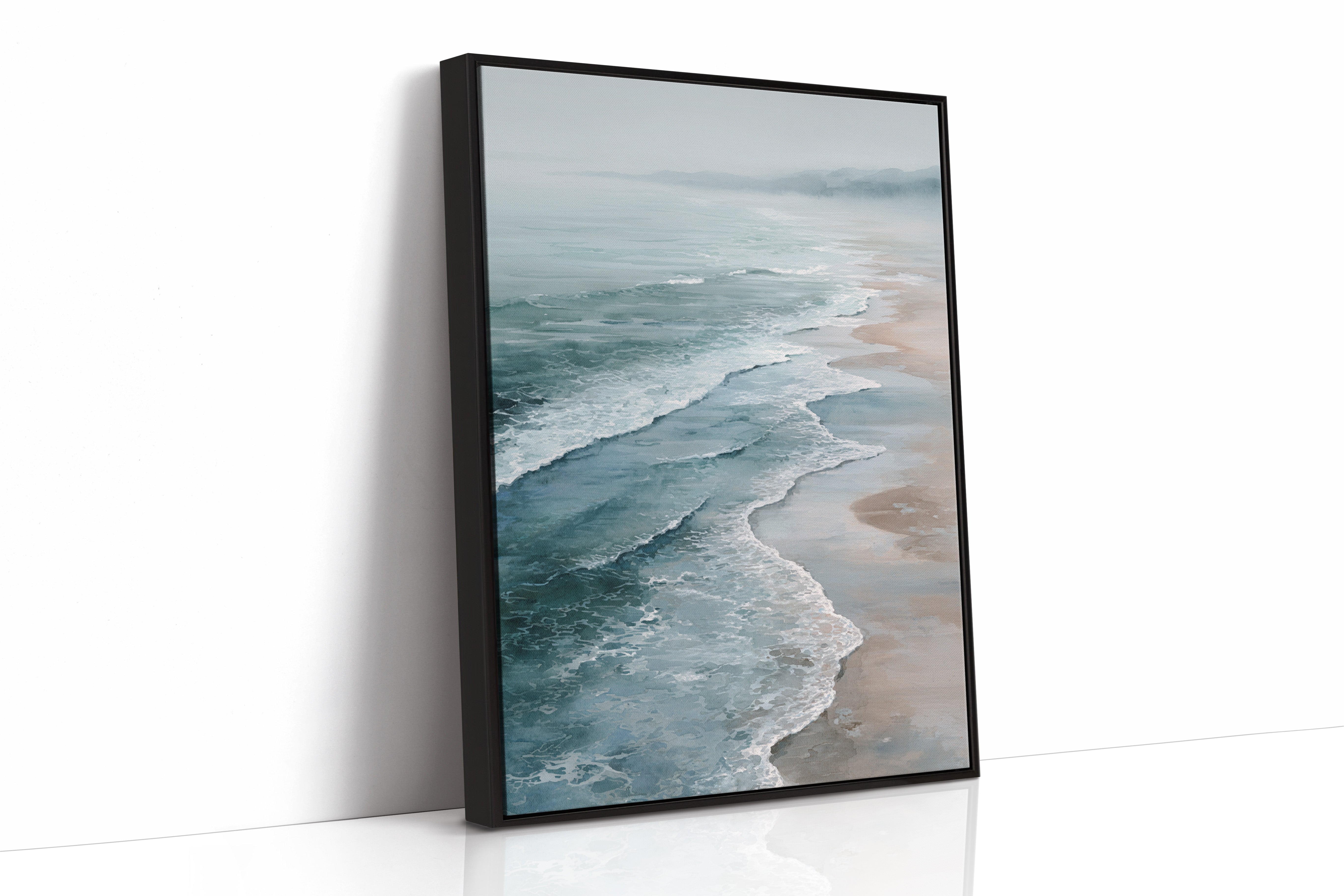 AL1876 - Premium Art Print - Black Framed Canvas image 1