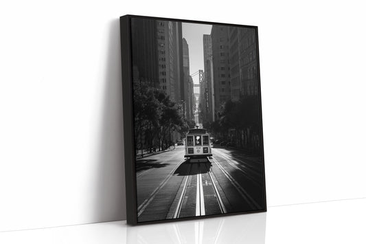AL1861 - Premium Art Print - Black Framed Canvas image 1