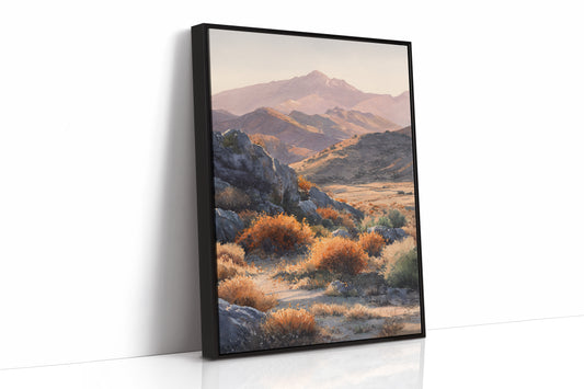 AL1866 - Premium Art Print - Black Framed Canvas image 1