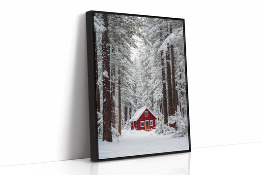 AL1852 - Premium Art Print - Black Framed Canvas image 1