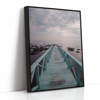 AL1854 - Premium Art Print - Black Framed Canvas image 1