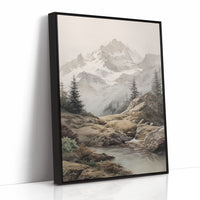 AL1839 - Premium Art Print - Black Framed Canvas image 1